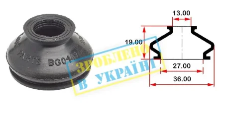 Пильовик кульової опори BELGUM PARTS BG0149