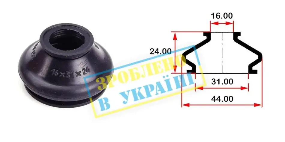 Пильовик кульової опори BELGUM PARTS BG0152 (фото 1)