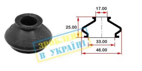 Пыльник опоры BELGUM PARTS BG0133