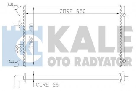 Теплообмінник KALE 366400 (фото 1)