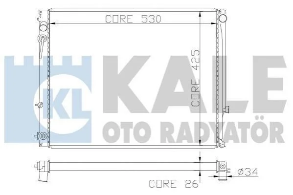 Теплообмінник KALE 363600 (фото 1)