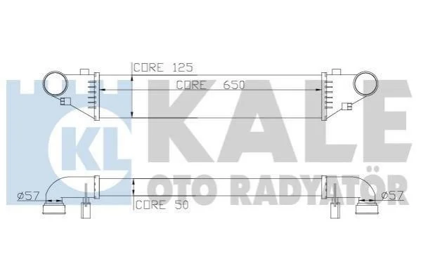 Теплообмінник KALE 347500 (фото 1)