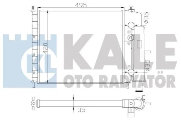 Теплообмінник KALE 342270 (фото 1)