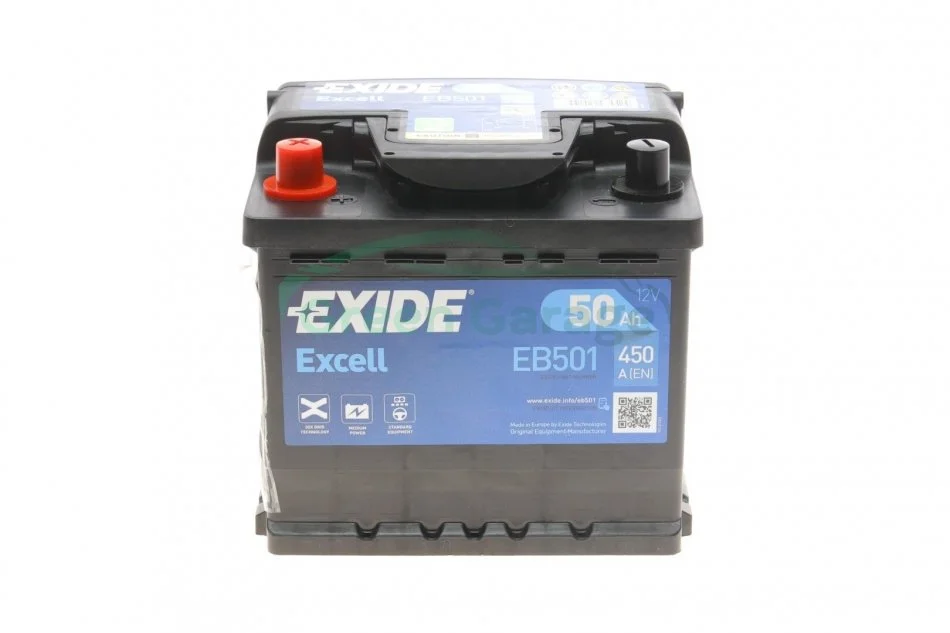 Акумулятор EXIDE EB501 (фото 1)