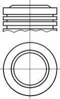 Поршень NURAL 8713940700