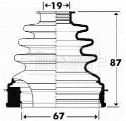 Пыльник BORG & BECK BCB2901