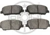 KLOCKI HAMULCOWE HYUNDAI I30 (GD), I30 COUPE, I30 ESTATE (GD), VELOSTER (FS) KIA CEED (JD) 11> PRZOD SZT OPTIMAL BP12628 (фото 2)