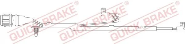 Датчик зносу гальмівних колодок(дискових) QUICK BRAKE WS0237A (фото 1)