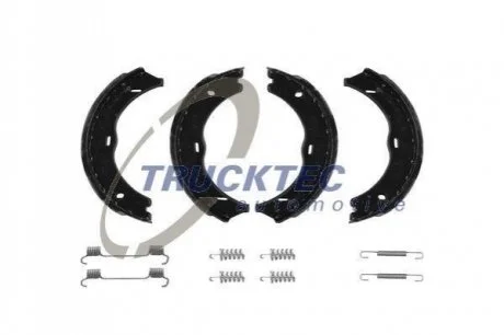 Комплект гальмівних колодок, стоянкове гальмо TRUCKTEC 0235243