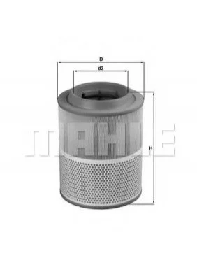 Фільтр повітряний MAHLE / KNECHT LX1072 (фото 1)