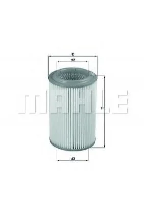 Фільтр повітряний MAHLE / KNECHT LX2689 (фото 1)