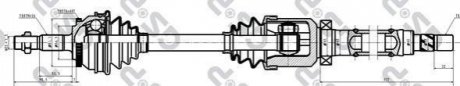 Привідний вал GSP 262002 (фото 1)
