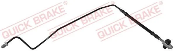 Гальмівний шланг зад. лів. 655mm Audi/Passat 97- QUICK BRAKE 96.005X (фото 1)