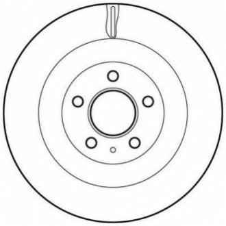 Гальмівний диск JURID 562645JC