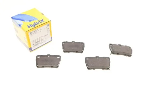 Комплект гальмівних колодок (дискових) METELLI 2204310