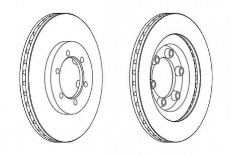 Гальмівний диск JURID 562904JC