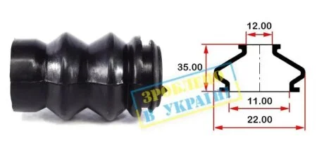 Пильовик гальмівного циліндра BELGUM PARTS BG0166