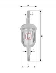 Фільтр палива SOFIMA S1027B