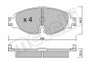 Комплект гальмівних колодок (дискових) METELLI 22-0950-0 (фото 1)