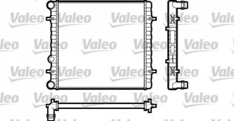 Радіатор, охолодження двигуна VALEO 731606