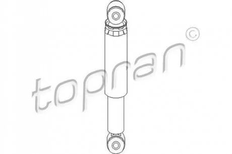 Амортизатор задній TOPRAN / HANS PRIES 112046