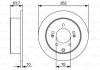 Диск гальмівний HYUNDAI/KIA K3/Soul/Yue Dong/i30/Elantra R 1,6-2,0 08>> BOSCH 0986479W12 (фото 1)