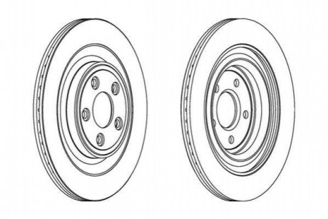 Гальмівний диск JURID 563027JC