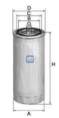 Фільтр палива UFI 2433600