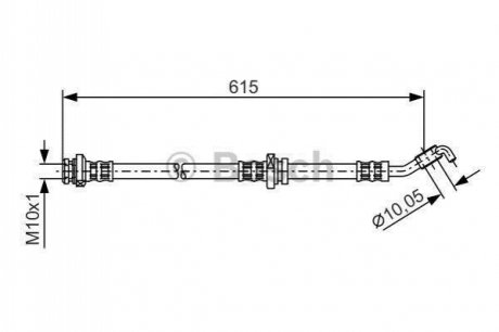 Шланг гальмівний BOSCH 1987476362