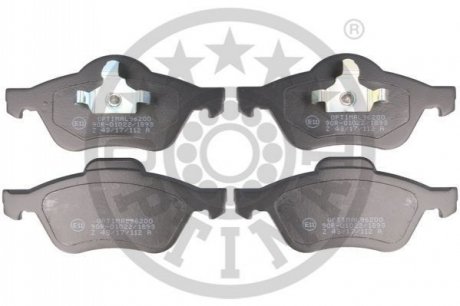 Колодки тормозные (передние) Renault Laguna II/III 01-15/Megane II 03- OPTIMAL BP96200