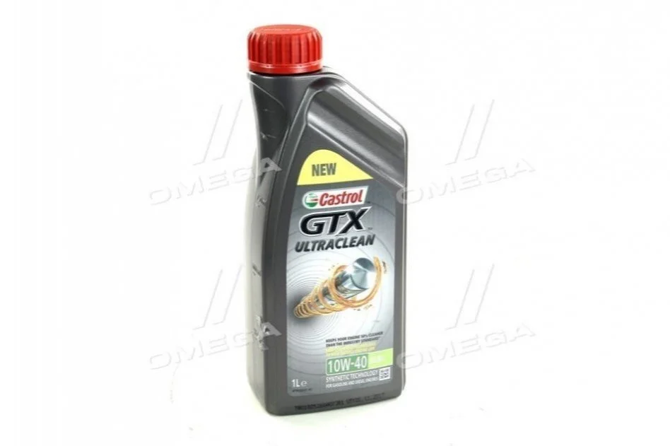 Масло моторн. Castrol GTX ULTRA CLEAN 10W-40 A3/B4 (Канистра 1л) CASTROL 15A4DE (фото 1)