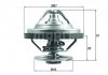 Термостат, охолоджувальна рідина MAHLE / KNECHT TX15883 (фото 1)