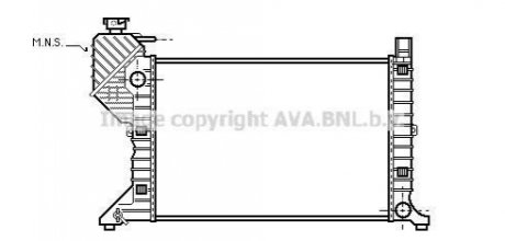 Радиатор охлаждения MB SPRINTER MT -AC 95-99 (AVA) AVA COOLING MSA2181