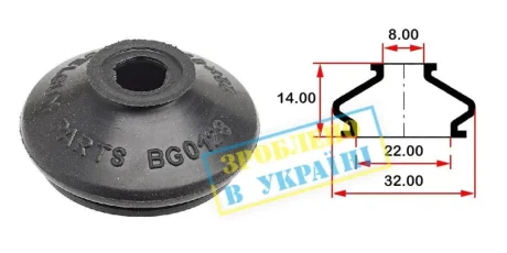 Пильовик кульової опори BELGUM PARTS BG0128
