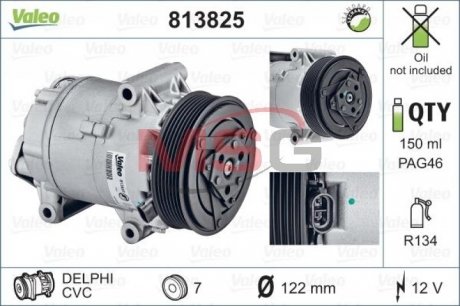 Компресор кондиціонера VALEO 813825