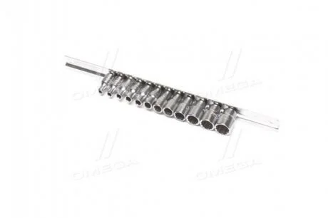Набор головок 12-гр. 1/4 12ед. 4~13мм (на планке) GAAQ0801U-12 TOPTUL GAAQ0801U12