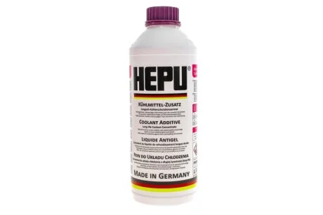 Антифриз G12 evo фіолетовий концентрат 1.5л HEPU P999EVO12