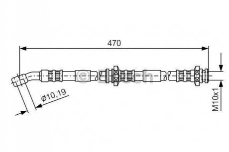 Шланг гальмівний BOSCH 1987481149