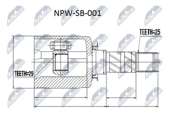 ШРКШ NTY NPWSB001 (фото 1)