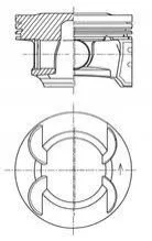 Поршень KOLBENSCHMIDT 41492600