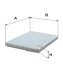 Фільтр салону WIX WP2004 (фото 1)