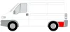 Ремонтна частина крила задн лів (за колесом, з виступом на бампері) CITROEN JUMPER I, JUMPER II FIAT DUCATO PEUGEOT BOXER 02.94-08.06 BLIC 6508012092601P (фото 2)