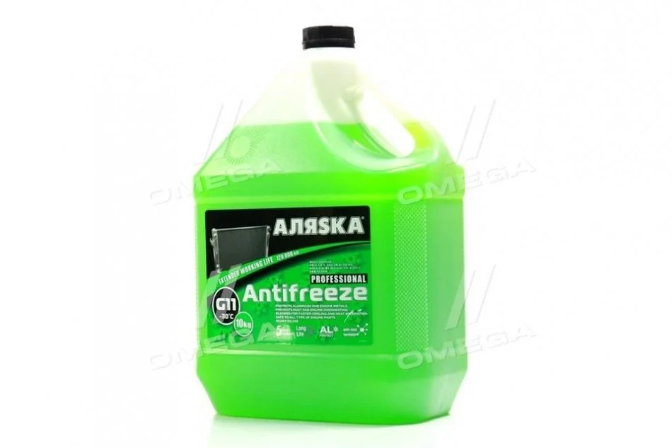 Антифриз Аляsка ANTIFREEZE-30 (зелений) 10кг АЛЯSКА 9009 (фото 1)