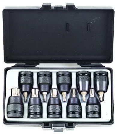 Набір головок TORX 1/2" 10 од FORCE 4108 (фото 1)