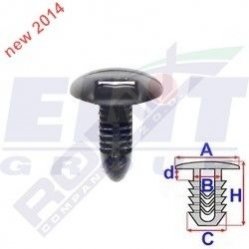 Зажими для бамперів та решiток ELIT C60642