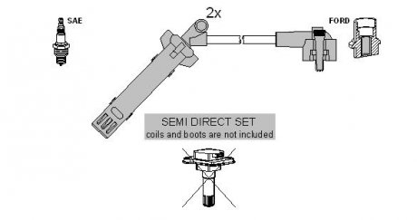 Комплект кабелiв запалювання STARLINE ZK 4626