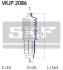 Пильовик рульового керування SKF VKJP 2086 (фото 2)