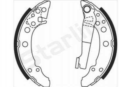 Гальмівні колодки барабанні STARLINE BC 07940