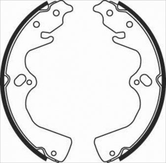 Гальмівні колодки барабанні STARLINE BC 08470