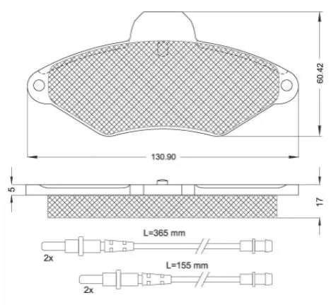 Гальмівні колодки дискові STARLINE BD S053 (фото 1)